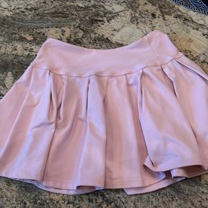 Pink tennis skirt